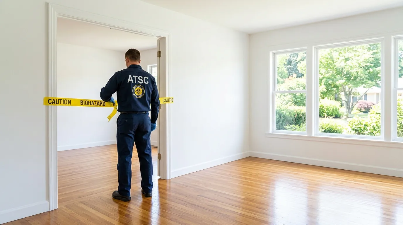 Certified biohazard cleanup crew performing Crime Scene Cleanup in Northdale