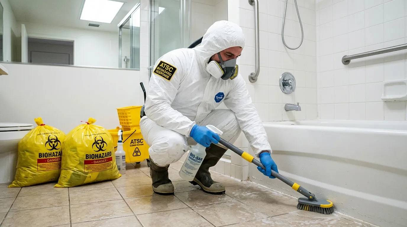 Decontamination equipment deployed for Blood Cleanup in Northdale